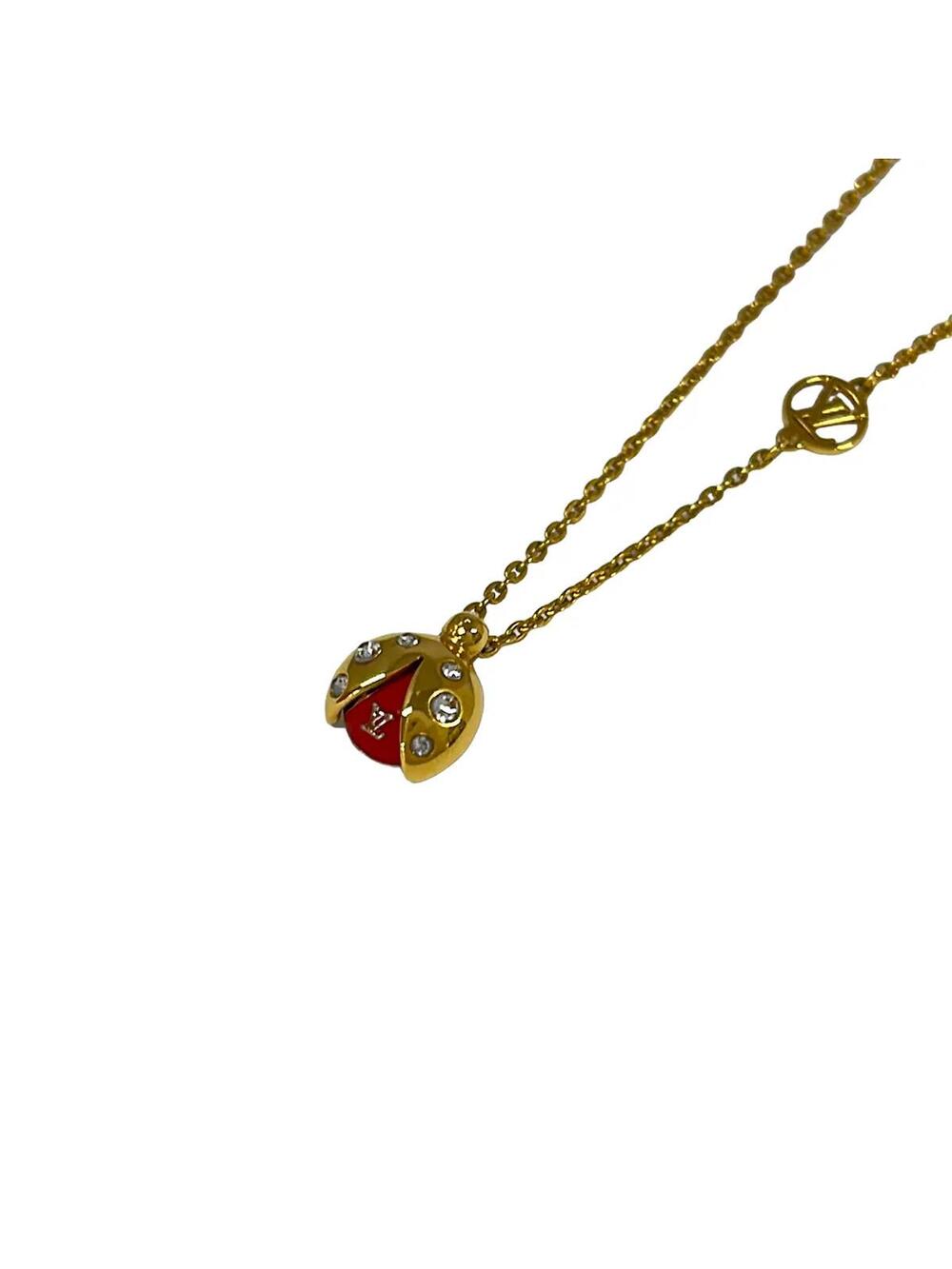Louis Vuitton Corie Lady Lucky Gold Red #358635L56B